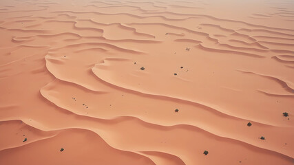 Simple pixel image for directly above of a completely flat desert and majority of the image should be mostly devoid of objects
