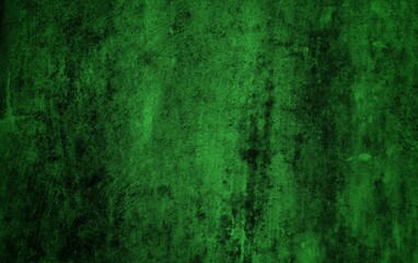 Scraped green background, Green Abstract Background, Green cracked wood background, Green textured paper or concrete wall wide banner background