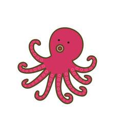 タコのベクターイラスト