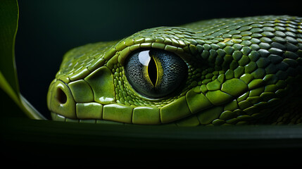 Fototapeta premium green snake