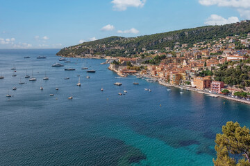 Villefranche-Sur-Mer Village on the French Riviera
