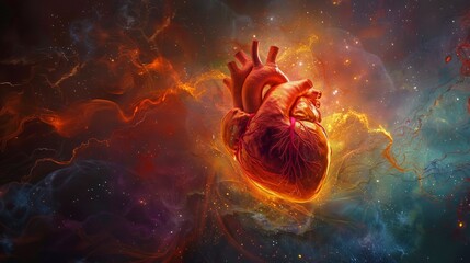 image of a beating heart and transforming your life