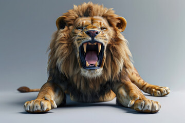 lion roraing 