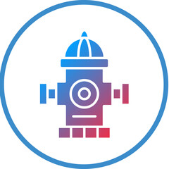 Vector Design Hydrant Icon Style