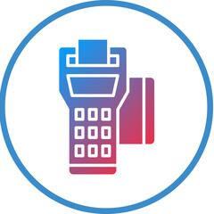 Vector Design Pos Terminal Icon Style