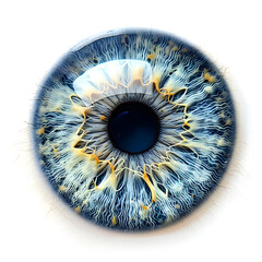 Eye Iris Isolated on white background