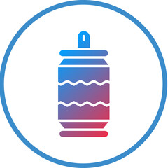 Vector Design Can Icon Style