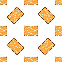 Pattern homemade cookie different taste in pastry biscuit