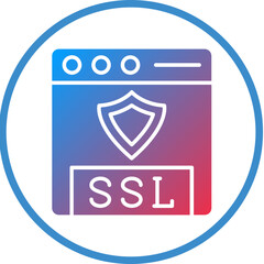 Vector Design Ssl Icon Style