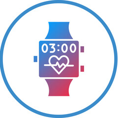Vector Design Smart Watch Icon Style