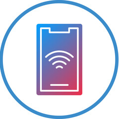 Vector Design Mobile Wifi Icon Style