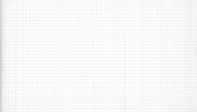 A white sheet of paper featuring a precise grid pattern, perfect for organization and planning purposes