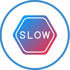 Vector Design Slow Icon Style