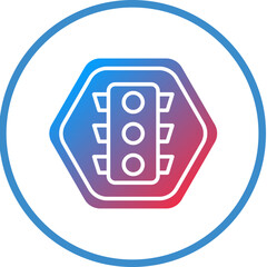 Vector Design Traffic Lights Icon Style