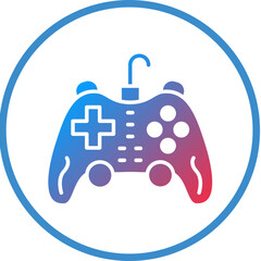 Vector Design Gamepad Icon Style