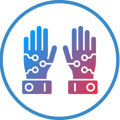 Obraz premium Vector Design Wired Gloves Icon Style