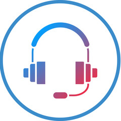 Vector Design Headphones Icon Style