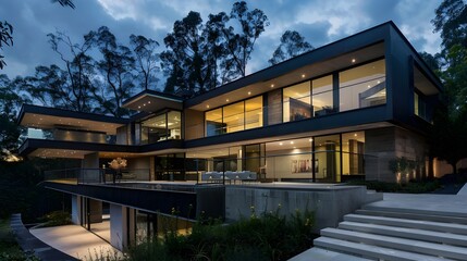 view of the town in the city