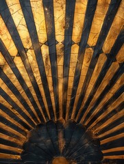 Art deco style black and gold colored background. Artdeco wallpaper.