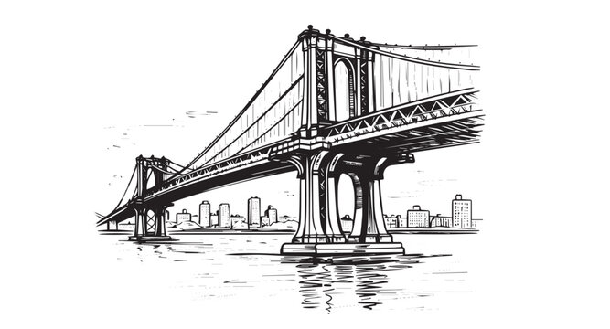 Brooklyn Bridge in New York	
