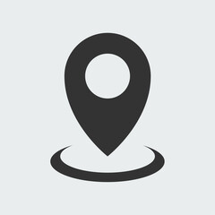 Address Pin Location Gps icon. Easy editable vector design.