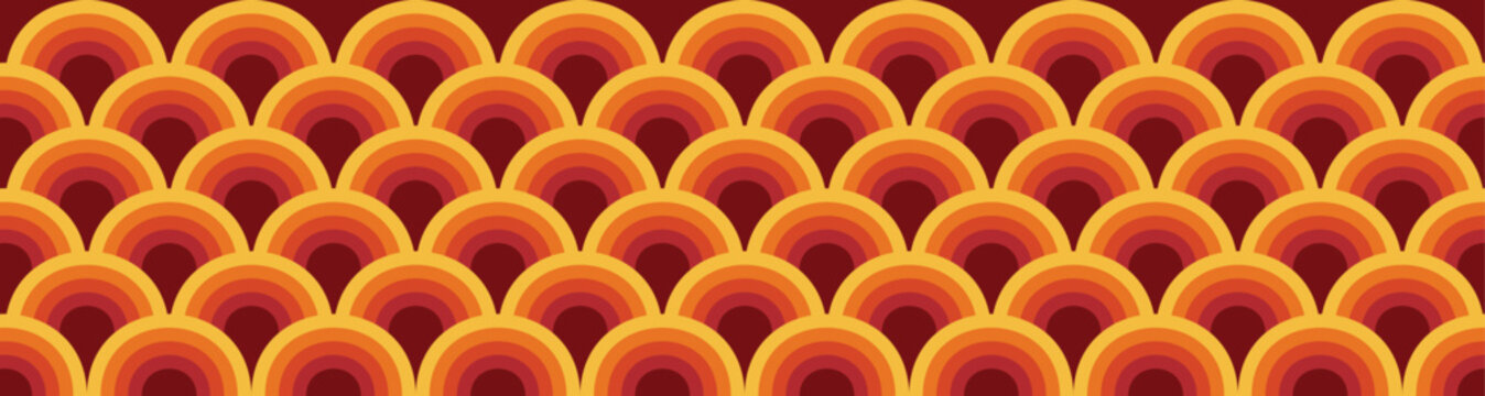 Geometric vintage wallpaper