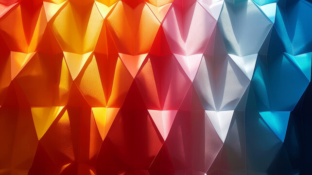 Abstract colorful geometric background