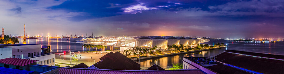 Fototapeta premium View of the port area of Rio de Janeiro, after revitalization project - Brazil