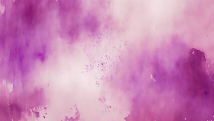 Fototapeta premium Purple and Brown background with texture and distressed vintage grunge and watercolor paint stains backdrop illustration