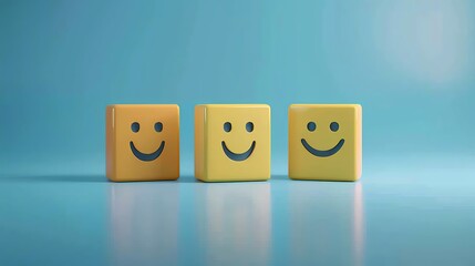 checkboxes in a business customer satisfaction survey, allowing customers to rate their experience with products or services,