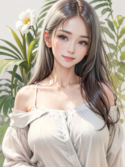 Fototapeta premium アジアンビューティー