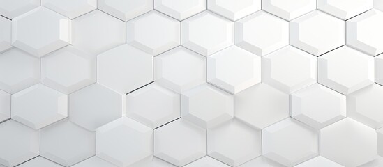 Fototapeta premium Contemporary Elegance: Simple and Stylish White Geometric Background Illustration