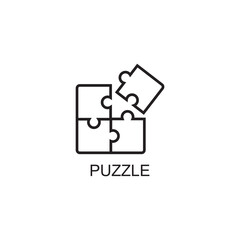 puzzle icon , teamwork icon vector
