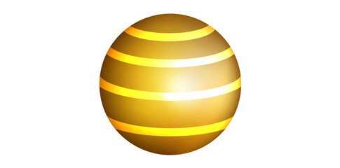 Hand Drawn Ornamental Christmas Ball Flat Style Vector Illustration.