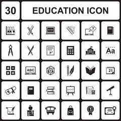 education icon , study icon vector