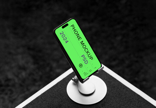 Phone Pro in Dock Mockup