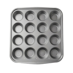 Mini Fluted Tube Cake Pan, Nonstick Bowl Pan on Isolated transparent background png. generated with AI