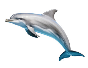 dolphin isolated on transparent background