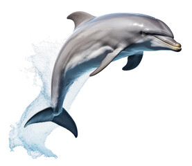 Obraz premium dolphin isolated on transparent background