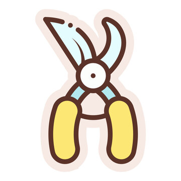 recommend clip art: pruning shears sticker