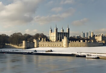 Naklejka premium A view of the Tower of London