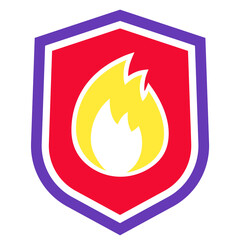 Fire protection logo design