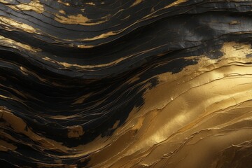 black_gold_wave_empty_space_grainy_noise_grungy