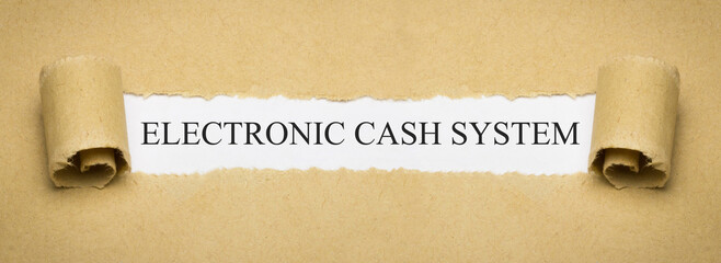 Electronic Cash System