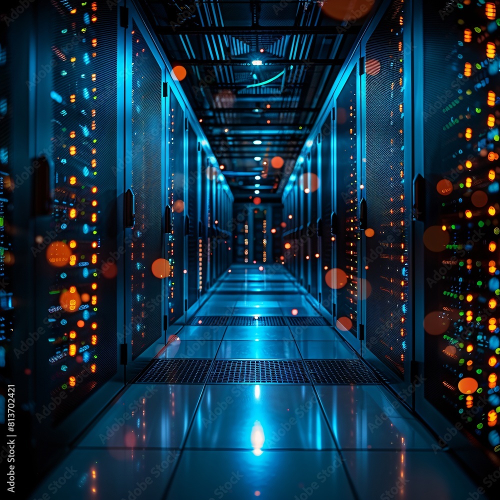 Poster data centers: the backbone of enterprise data security.
