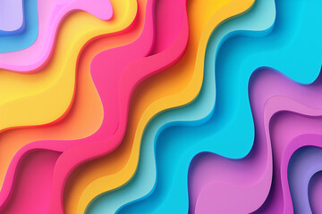 3d abstract background with modern colours and modern shapes