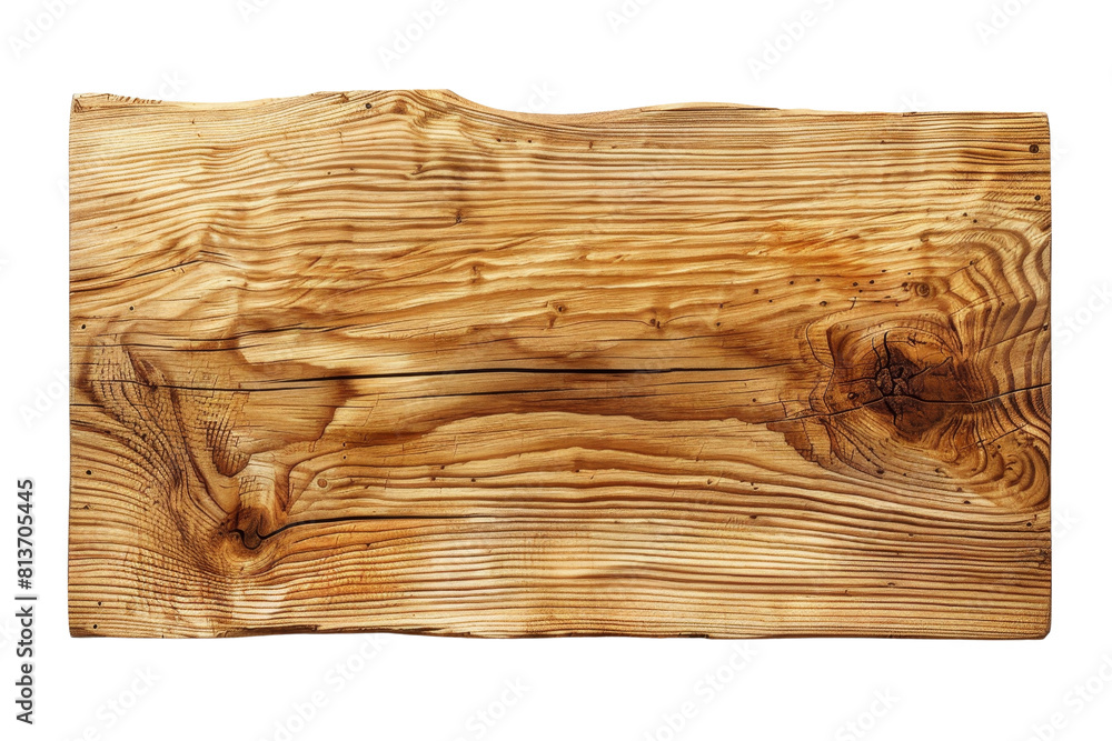 Poster a wooden board with a grainy texture and a few scratches. the board is rectangular in shape and has 