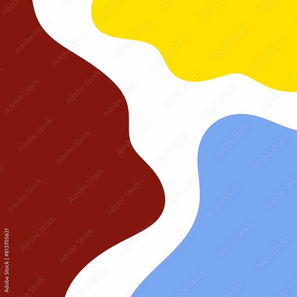 Poster abstract background of multicolored and white lines