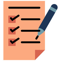 Exam Icon Design Vector
