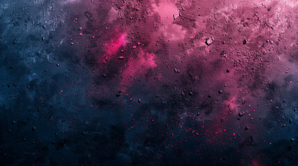 black blue pink , grainy noise grungy empty space , spray texture color gradient shine bright light and glow rough abstract retro vibe background template